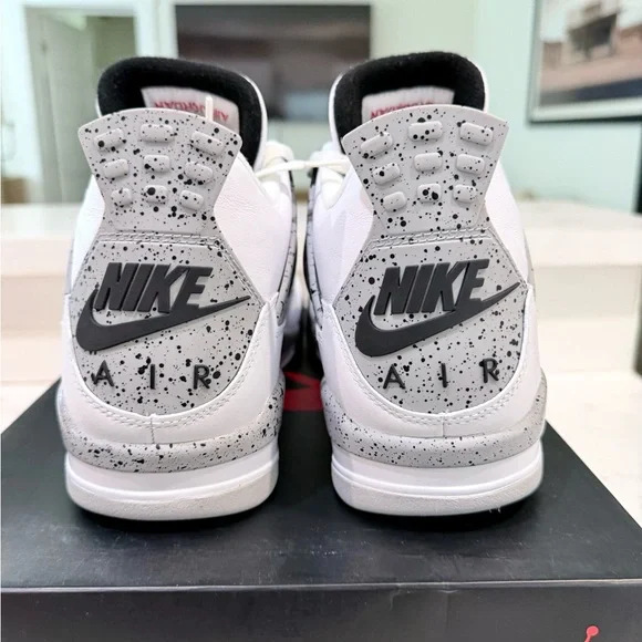 2015 Jordan’s 4’s BNIB 11.5 White/Black Cement - Picture 6 of 12